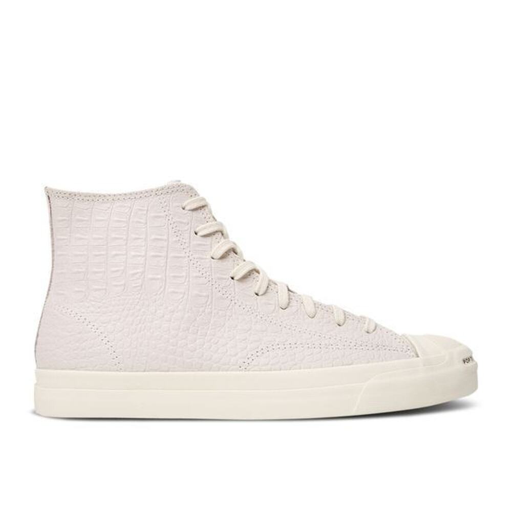 RARE NEW Converse Jack Purcell High x Pop Trading Company Egret‎ 170543C MENS 10